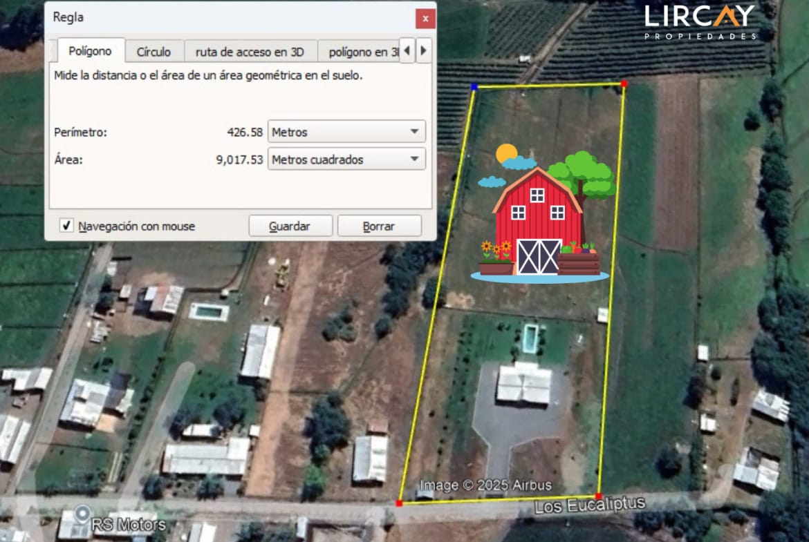 Espectacular Parcela con Casa regularizada en Venta.