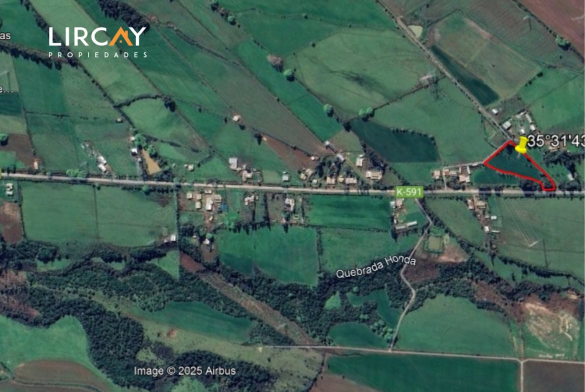 Lote en Venta 6.500 mts2 sector Lomillas, San Clemente, Región del Maule.