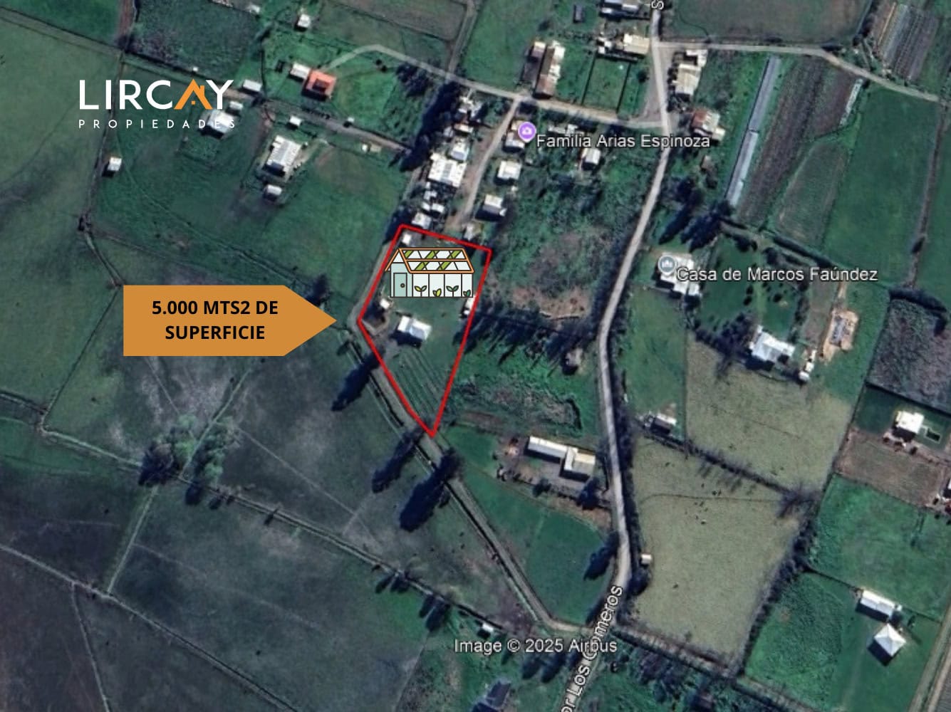 Parcela en Venta sector Los Gomeros, Pelarco.