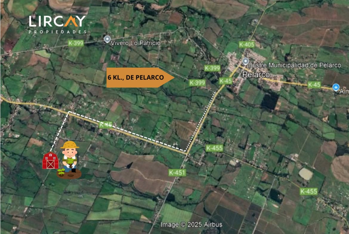 Parcela en Venta sector Los Gomeros, Pelarco.