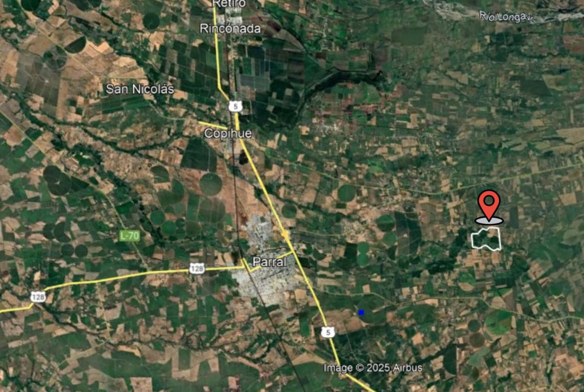 Gran Terreno en Venta comunas Parral-Retiro