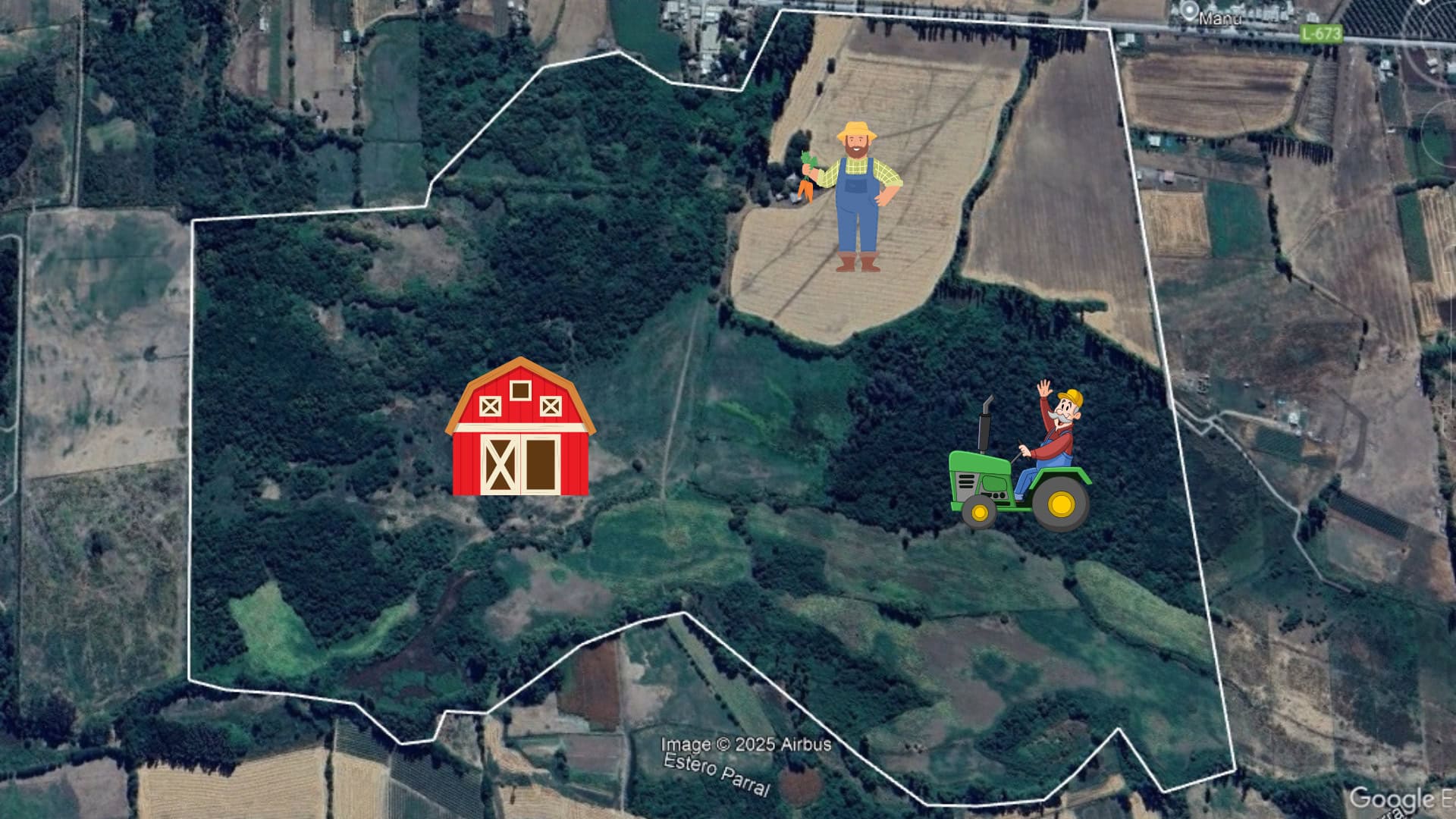 16 Gran Terreno en Venta comunas Parral-Retiro