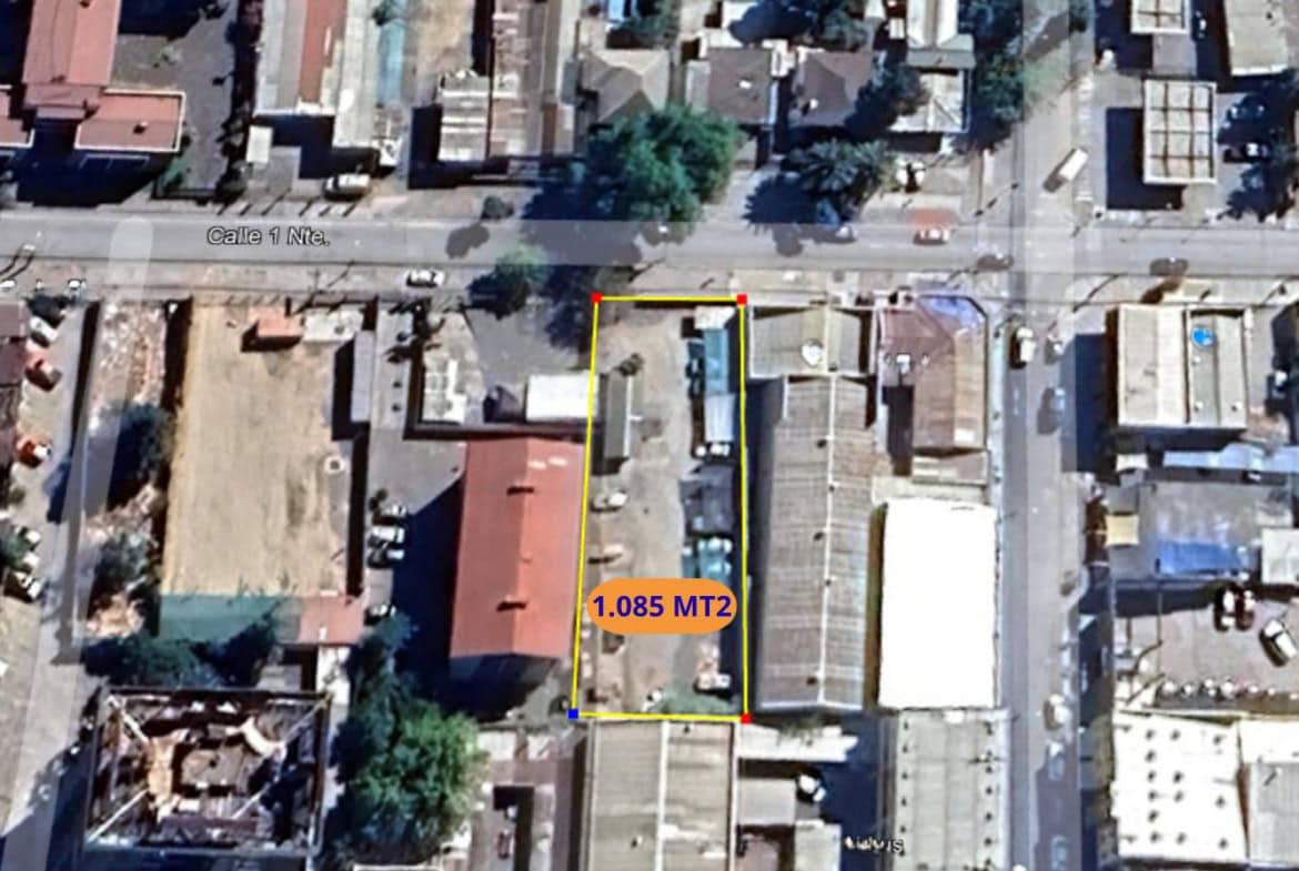 Sitio 1.085 Mts2 en Zona Comercial Talca