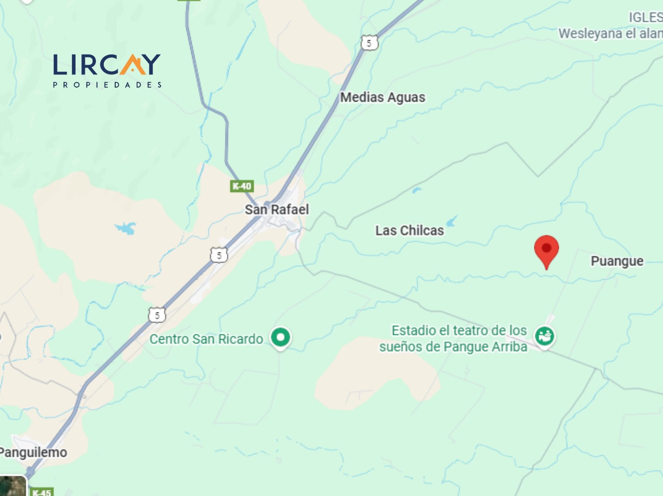 Parcela de 5.000 m² en San Rafael con Dos Casas Construidas y Terreno Plano