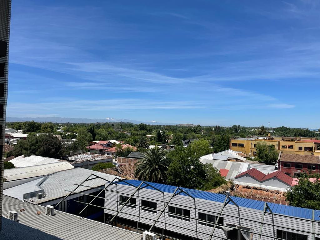 Vive en el corazón de Talca: departamento a pasos de Plaza de Armas con terraza y excelente conectividad!