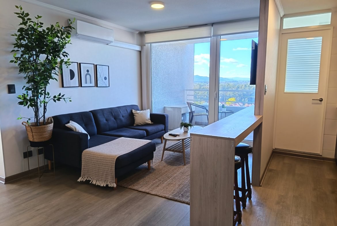 Departamento nuevo y amoblado en Arriendo en Talca. Frente UTAL