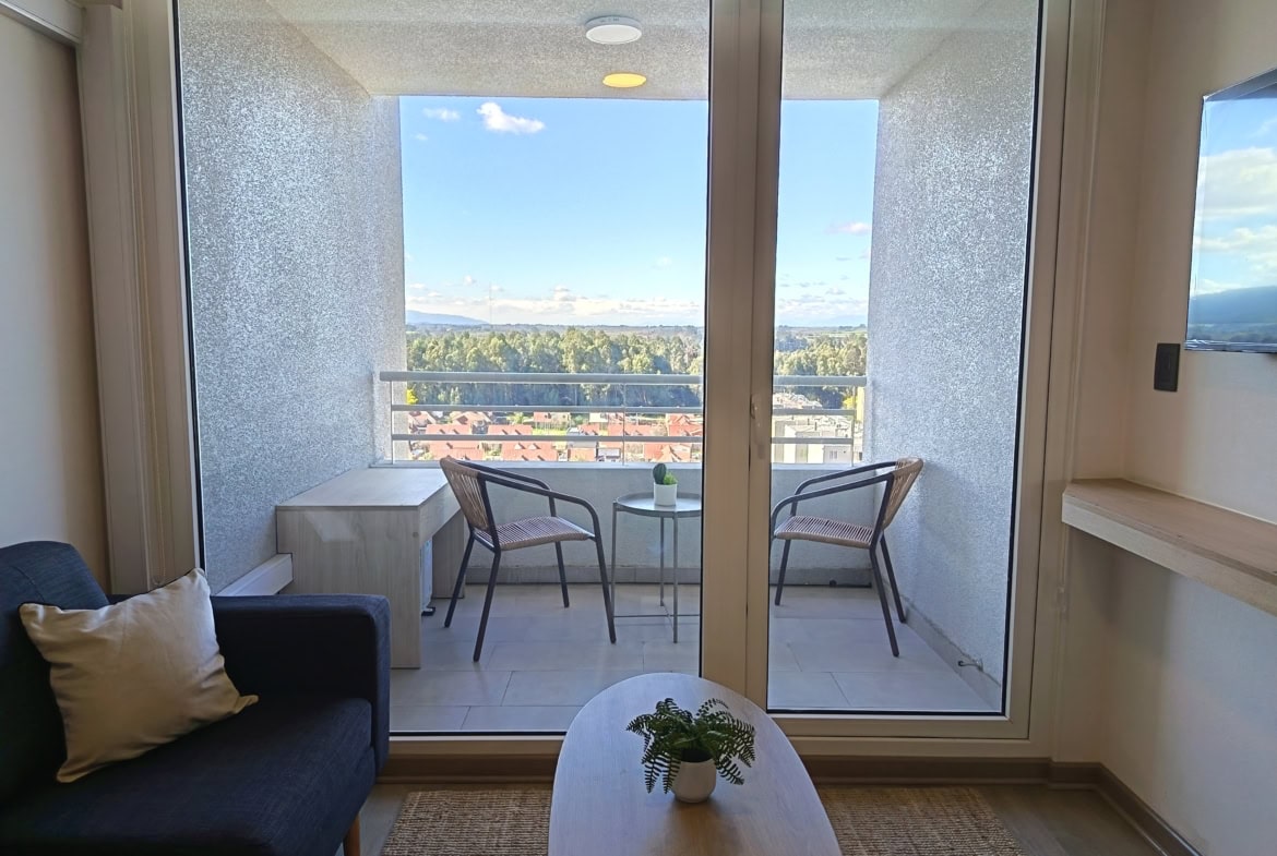 Departamento nuevo y amoblado en Arriendo en Talca. Frente UTAL