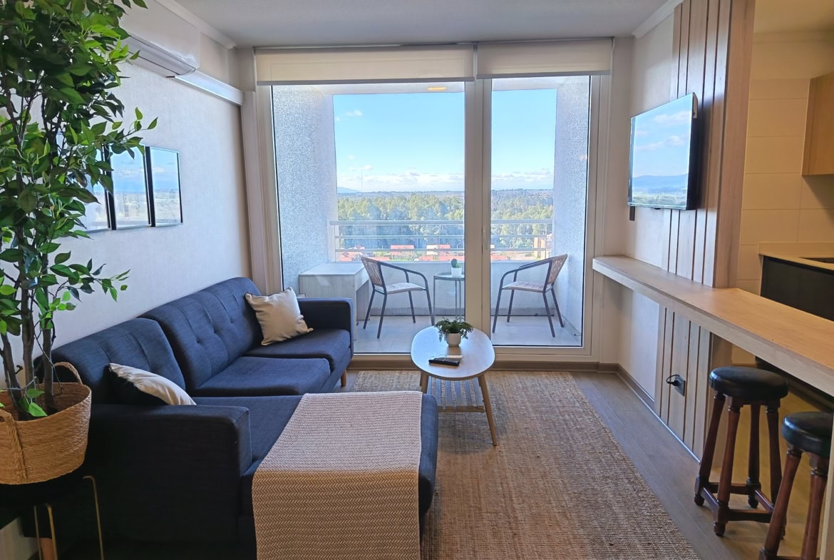 Departamento nuevo y amoblado en Arriendo en Talca. Frente UTAL