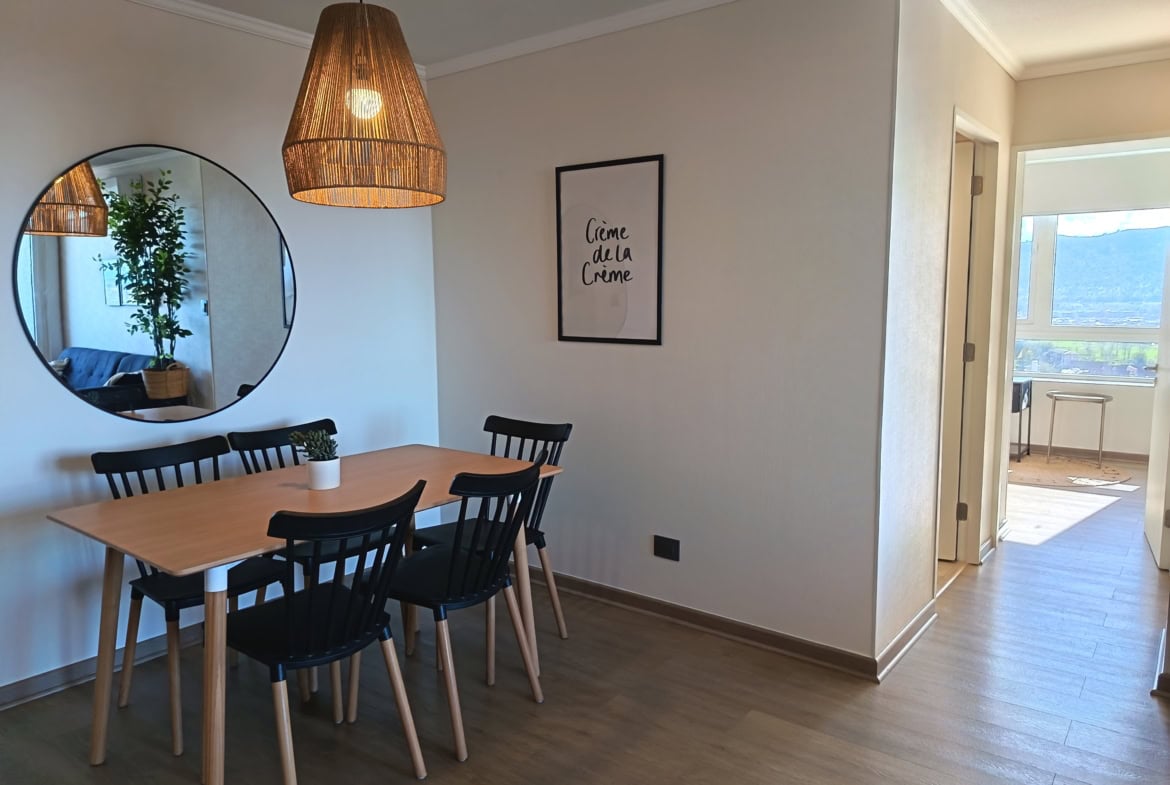 Departamento nuevo y amoblado en Arriendo en Talca. Frente UTAL