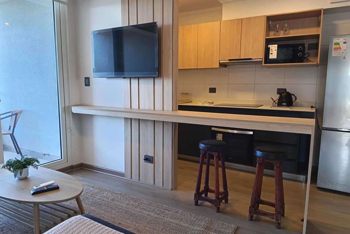 Departamento nuevo y amoblado en Arriendo en Talca. Frente UTAL