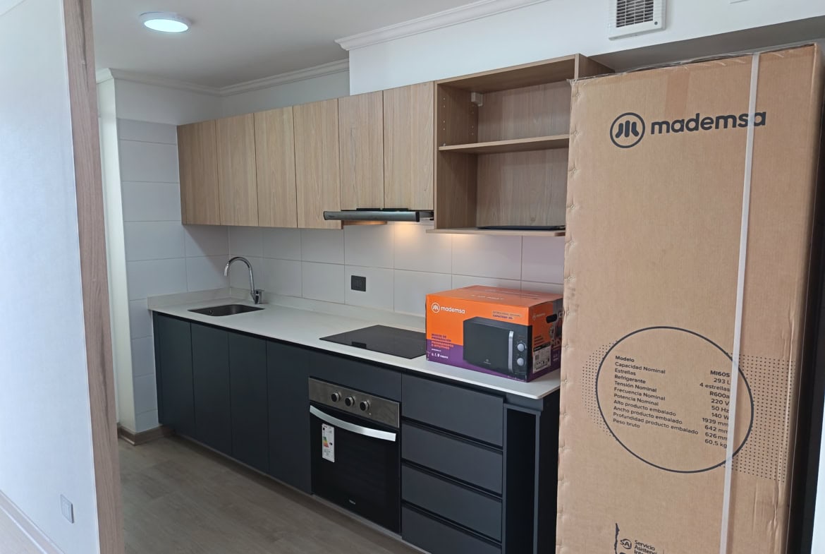 Moderno departamento a estrenar en Promoción de Temporada $ 430.000!!!